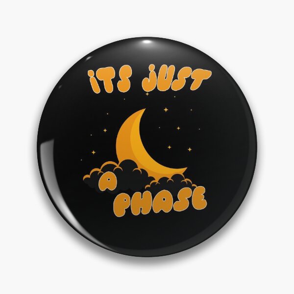 Item preview, Its Just a Phase Dark Yellow Moon with Cloud and Starts Good Gift designed and sold by AchrafOc.