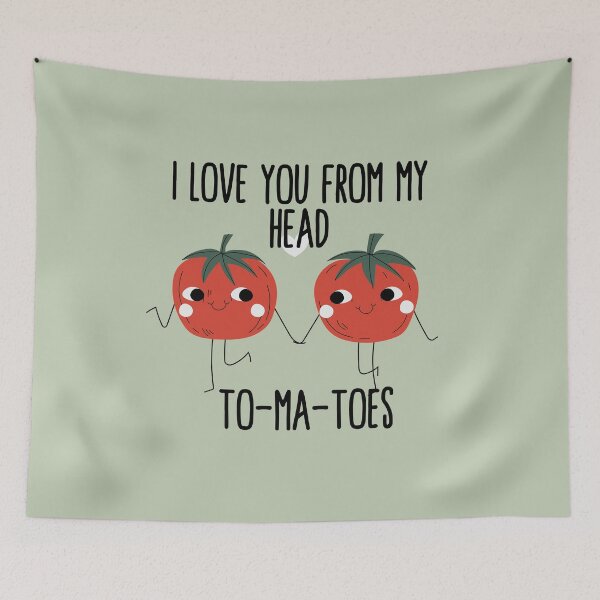 Item preview,  I love you from my head tomatoes designed and sold by Nyanko-Sempai.