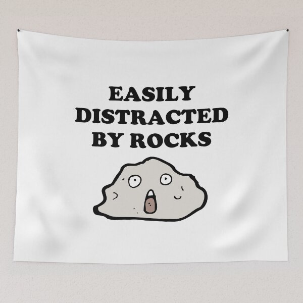 Item preview, Easily Distracted By Rocks - Funny Geologist  designed and sold by GasparArts.