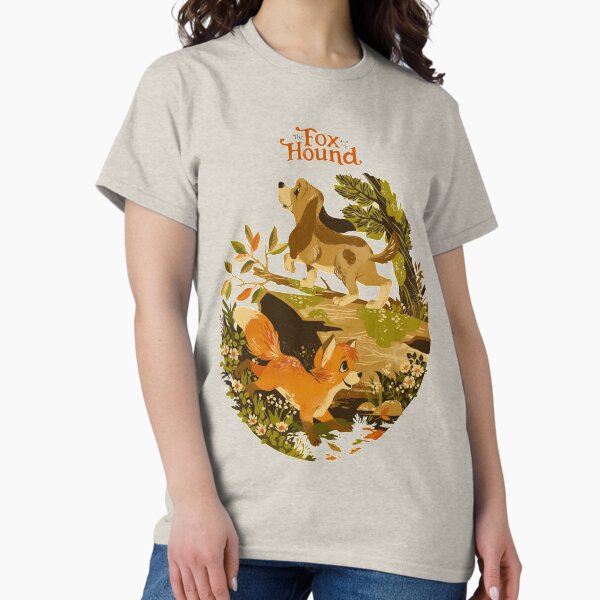 Item preview, Cartoon fox and hound cute merch designed and sold by Sovik Goswami.