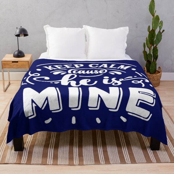 Item preview, Keep Calm He is Mine designed and sold by Tender Flower Clothing.