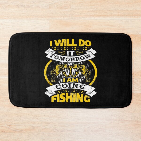 Item preview, I Will Do It Tomorrow I’m Going Fishing  designed and sold by Tatt-Hooligans.