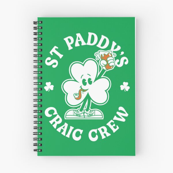 Item preview, St Paddy's Craic Crew - Vintage Cartoon Irish Shamrock designed and sold by Nemons.