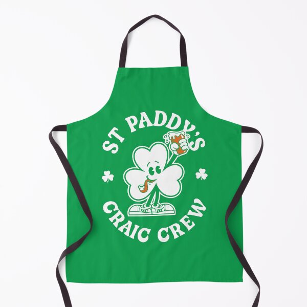 Item preview, St Paddy's Craic Crew - Vintage Cartoon Irish Shamrock designed and sold by Nemons.