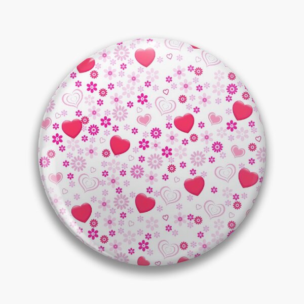 Item preview, Pink heart seamless pattern designed and sold by VeePeek.