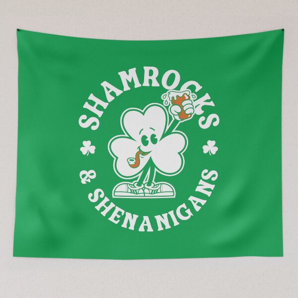 Item preview, Shamrocks & Shenanigans Cartoon - St Paddy's Day Irish Pride - Craic Crew designed and sold by Nemons.