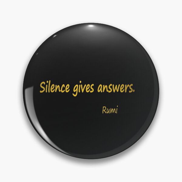 Item preview, Silence Gives Answers. designed and sold by PeaceGiftsShop.
