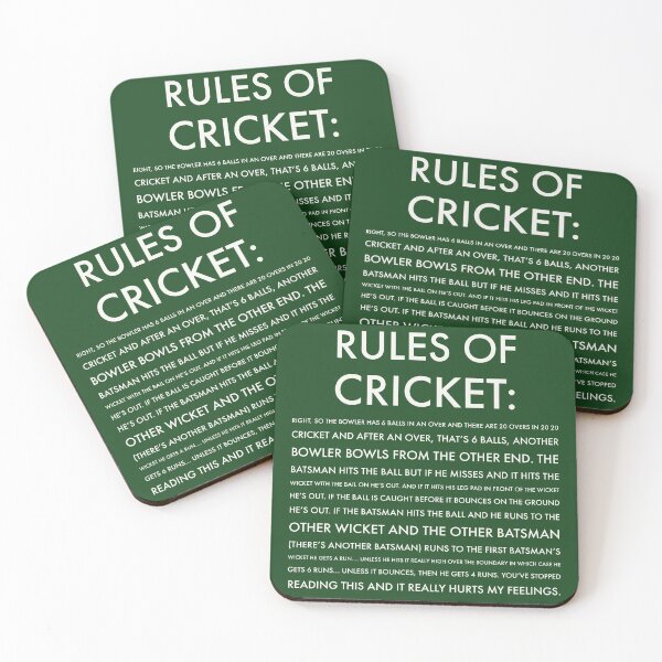 Item preview, Rules of Cricket - Funny designed and sold by Jamiecsmith1986.