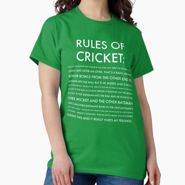 Item preview, Rules of Cricket - Funny designed and sold by Jamiecsmith1986.