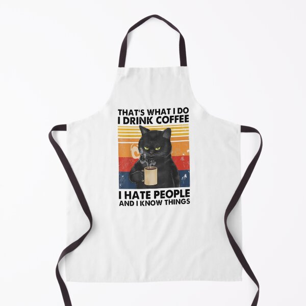 Item preview, Thats What I Do I Drink Coffee I Hate People - Morning Cat designed and sold by urban-design.