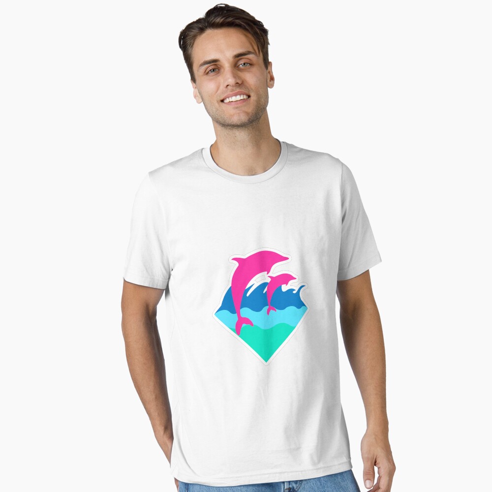 MUSINSA | ESCAPEFROM riding dolphin t-shirt white