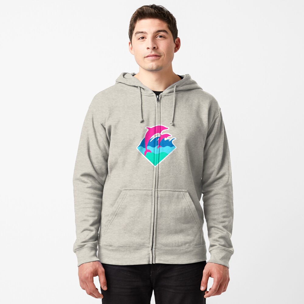 Pink dolphin drip drip hoodie on sale