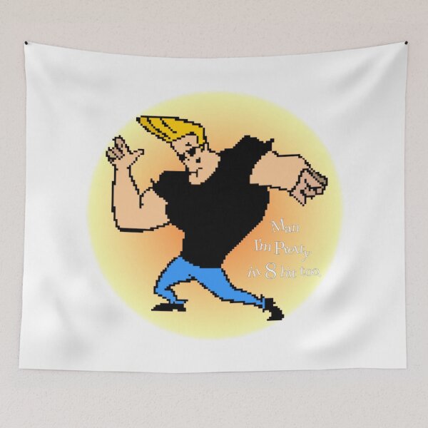 Item preview, Johnny Bravo 8 bit designed and sold by jasperpuss.