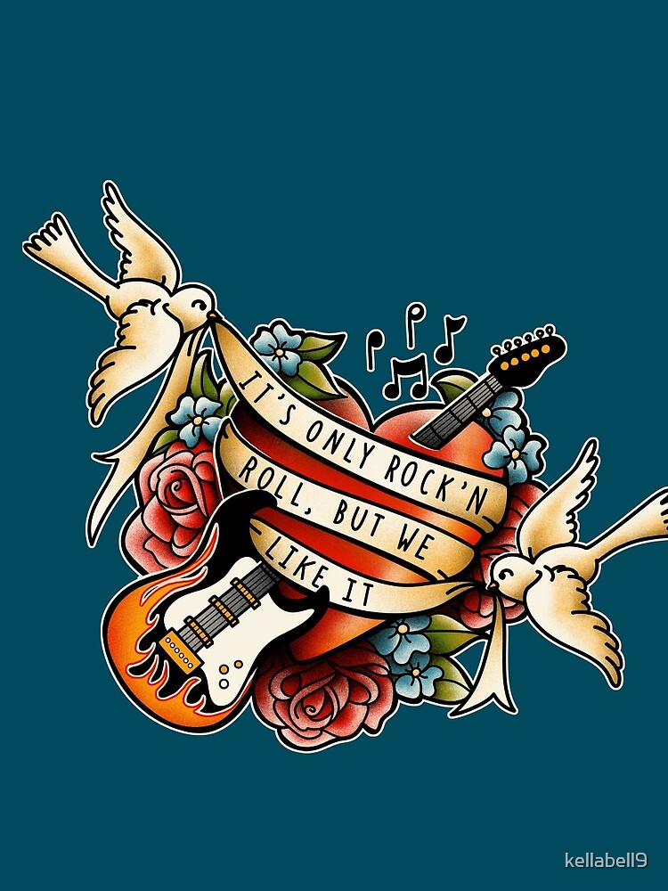 Rock Tattoo by kellabell9