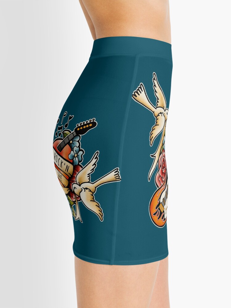 Alternate view of Rock Tattoo Mini Skirt