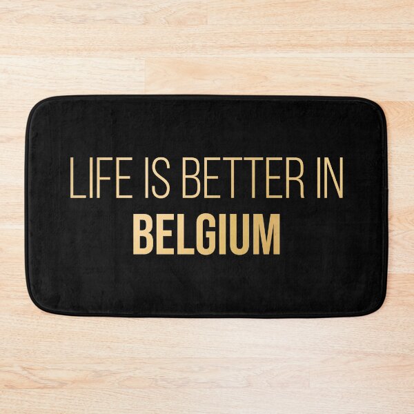 Item preview, Life is better in Belgium in Gold designed and sold by XCIV.