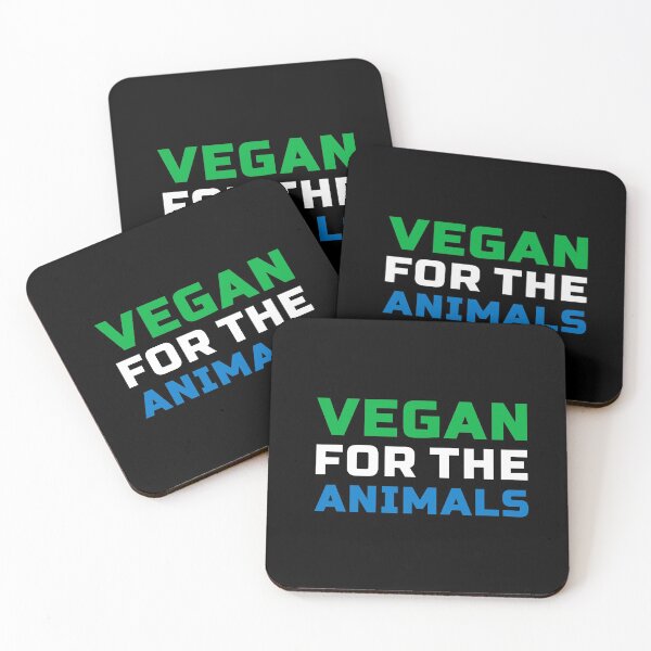 Item preview, Vegan For The Animals | Green White and Blue | International Vegan Flag Colors designed and sold by EarlessPierre.