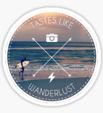 tastes like wanderlust Sticker