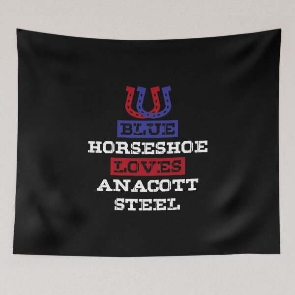 Item preview, Blue Horseshoe Loves Anacott Steel designed and sold by YAnna9.