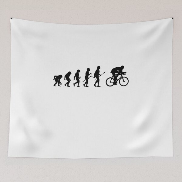 Item preview, evolution bike t shirt designed and sold by Catcrea.
