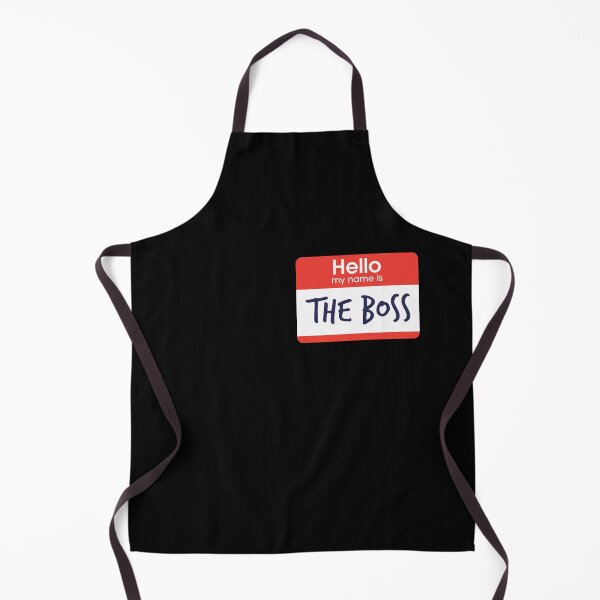 Item preview, Hello My Name is The Boss designed and sold by DoodleDashCollective.