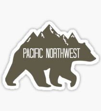 PNW Mountain Bear Sticker