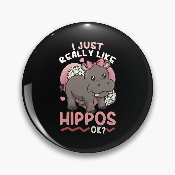 Artikelvorschau, Hippos Hippopotamus Hippo Lover Kawaii entworfen und verkauft von CreativeGiftShp.