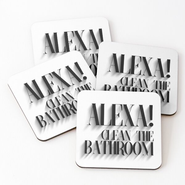 Item preview, Alexa clean the Bathroom designed and sold by digitalknight.