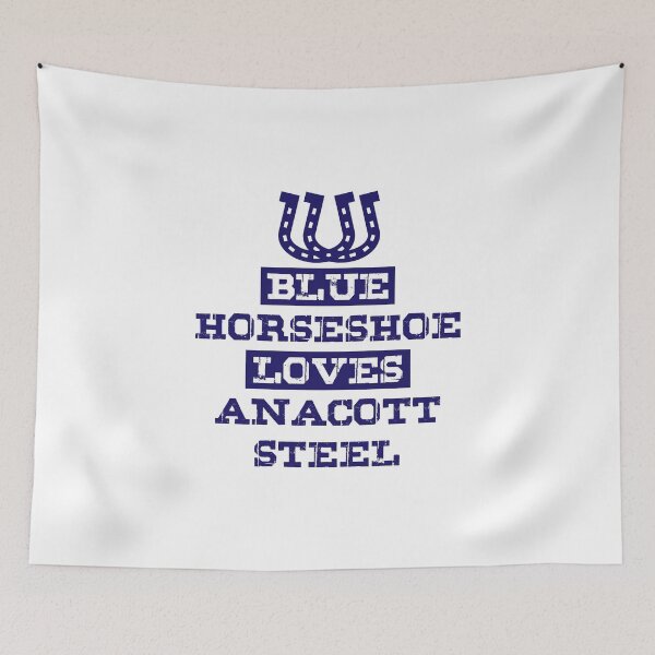 Item preview, Blue Horseshoe Loves Anacott Steel designed and sold by YAnna9.