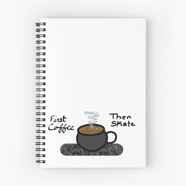 Item preview, Primero café, luego patinar designed and sold by SykesMCS.