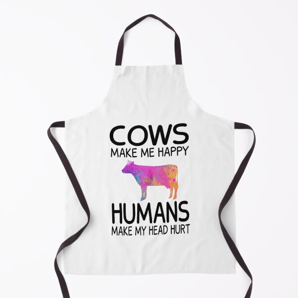 Item preview, Cows make me happy Humans make my head hurt Funny Gift designed and sold by JustGift.