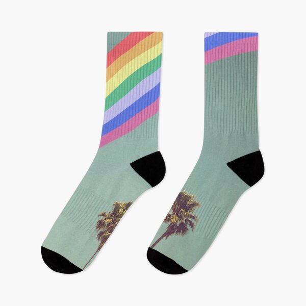 Item preview, Palm trees rainbow retro designed and sold by ESCAPZ.