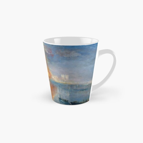 The Burning of the Houses of Parliament (1834) - Oil Painting by J M W Turner Tall Mug