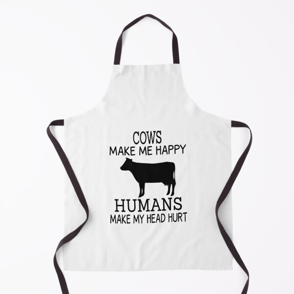 Item preview, Cows make me happy Humans make my head hurt Funny Gift designed and sold by JustGift.