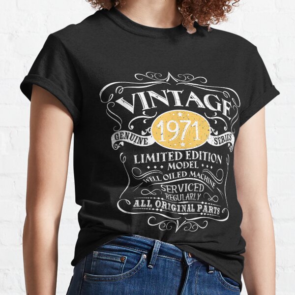 Vintage 1971 50.o regalo de cumpleaños hombres mujeres diseño original merch Camiseta clásica