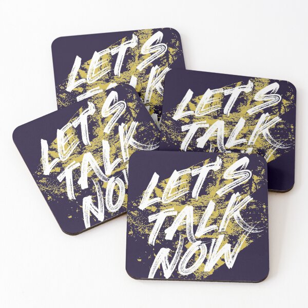 Item preview, Khabib Quotes : "Let's Talk Now" - White designed and sold by Getting  Smashed Co.