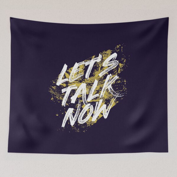 Item preview, Khabib Quotes : "Let's Talk Now" - White designed and sold by Getting  Smashed Co.