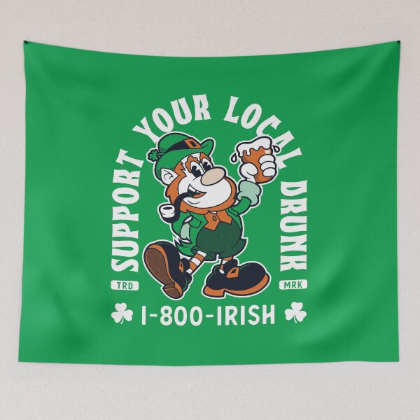 Item preview, Support Your Local Drunk - 1-800-Irish - Funny St Paddy's Day designed and sold by Nemons.
