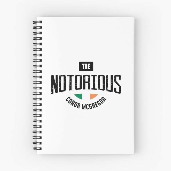 Item preview, "The Notorious" Conor McGregor - Typography 1 - Black designed and sold by Getting  Smashed Co.