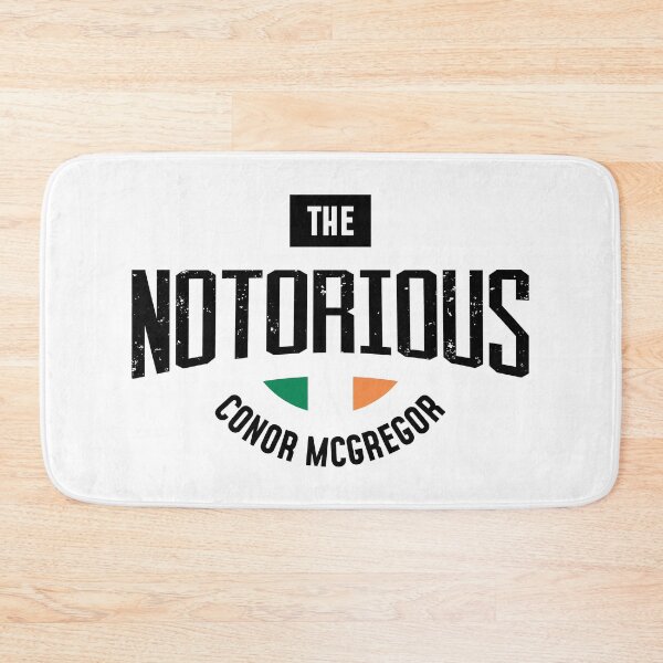 Item preview, "The Notorious" Conor McGregor - Typography 1 - Black designed and sold by Getting Smashed Co.
