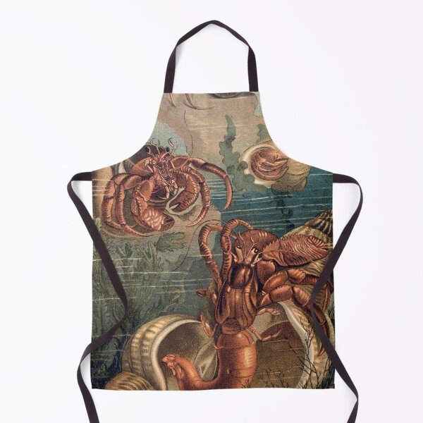 Item preview, Hermit Crabs vintage art designed and sold by Vintage Designs +.