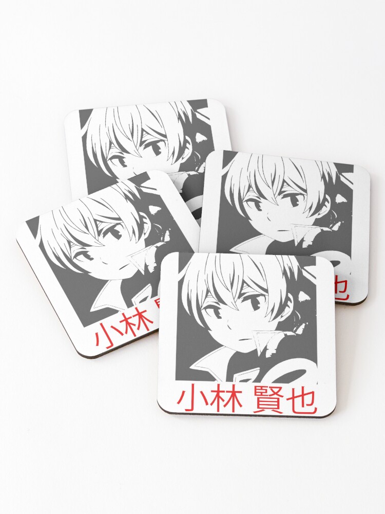 Kenya Kobayashi Erased Coasters Set Of 4 By Weldoneart Redbubble