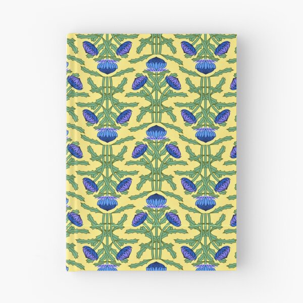 Item preview, Patrón psicodélico arabesco azul y amarillo designed and sold by Clickforyous.