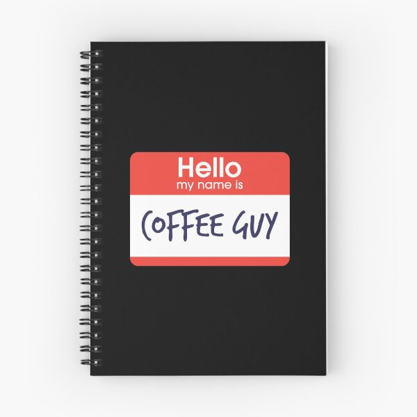 Item preview, Hello My name is Coffee Guy designed and sold by DoodleDashCollective.