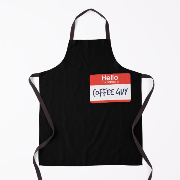 Item preview, Hello My name is Coffee Guy designed and sold by DoodleDashCollective.