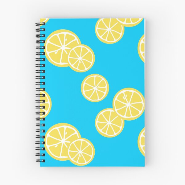 Item preview, Lemons on blue background designed and sold by Feeling Artsy.