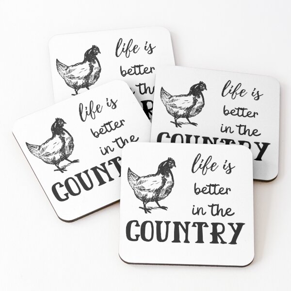Item preview, LIFE IS BETTER IN THE COUNTRY designed and sold by NiceSign.