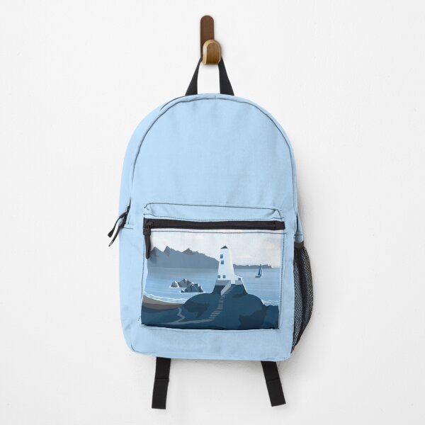 Item preview, Lighthouse 3 - minimal artwork in blue colours designed and sold by Julia Rudens.