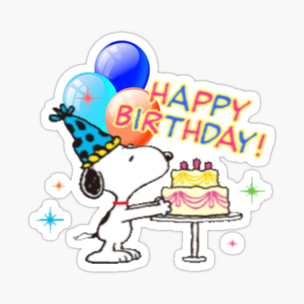 Dog birthday Sticker