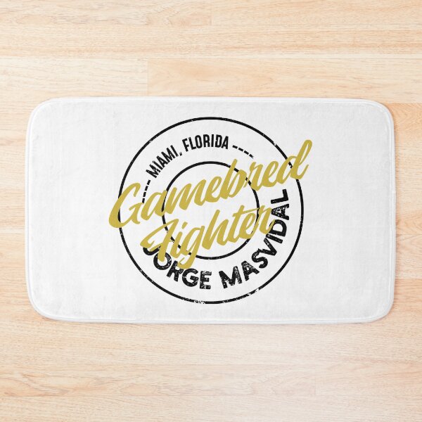 Item preview, Jorge "Gamebred Fighter" Masvidal - Typography 1 - Gold Black designed and sold by Getting  Smashed Co.